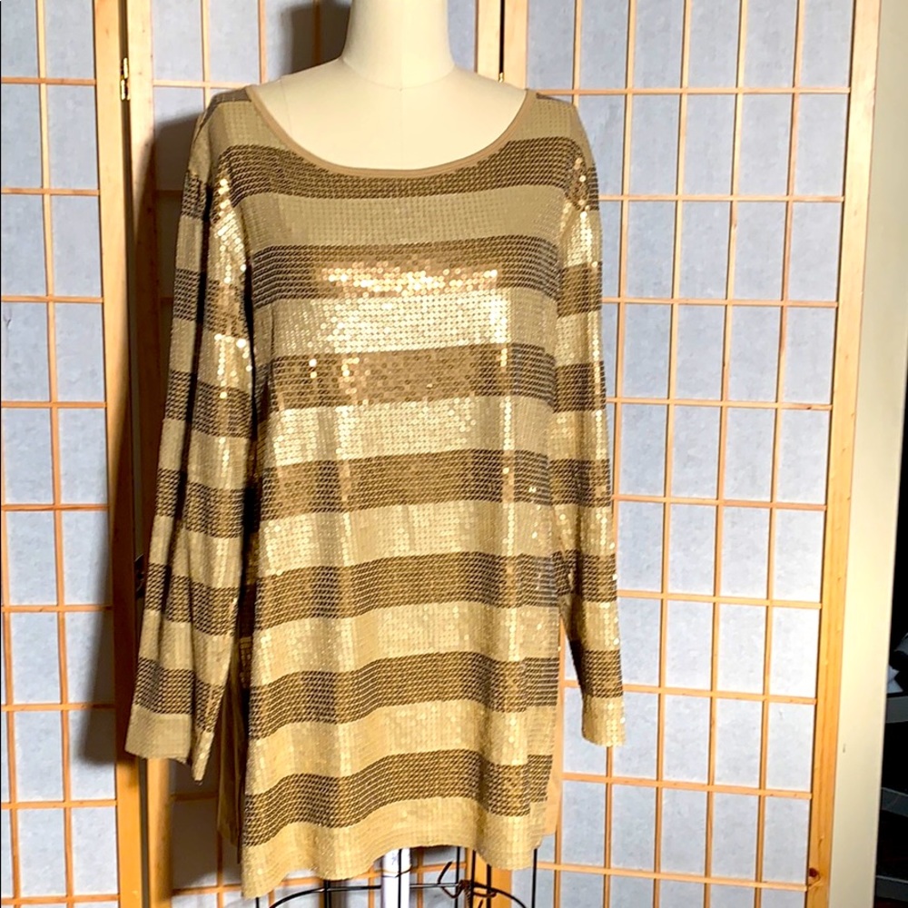Joan Voss Sequin sweater